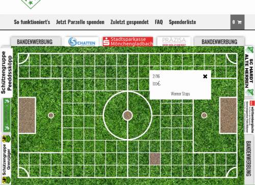 Hardter Stiefeltrinker Legende Werner Stops spendet
