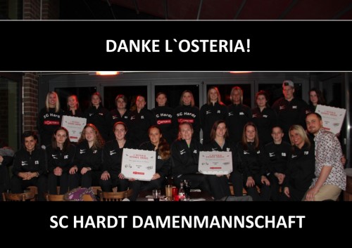Ein großes Dankeschön an unseren Sponsor L’Osteria MG