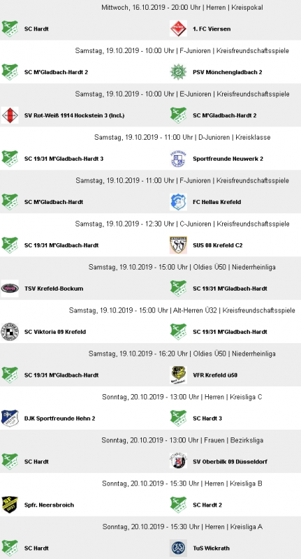 Pokalabend beim SC Hardt