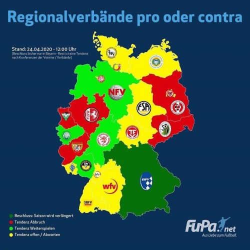 FuPa: Flickenteppich: So entscheiden die Landesverbände