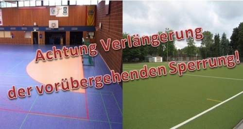 Sportanlagen weiterhin zunächst bis 10. Mai 2020 geschlossen
