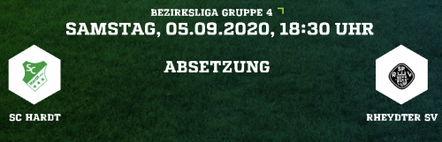 SPIELABSAGE! Leider fällt der Spiel unserer 1. Mannschaft heute aus!