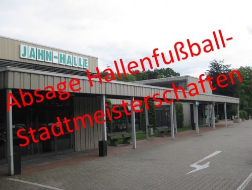 Stadtsportbund MG: Keine Hallenfußball-Stadtmeisterschaften zum Jahreswechsel :(