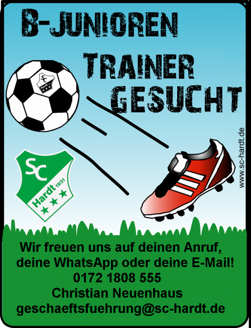 B-Junioren Trainer/in gesucht