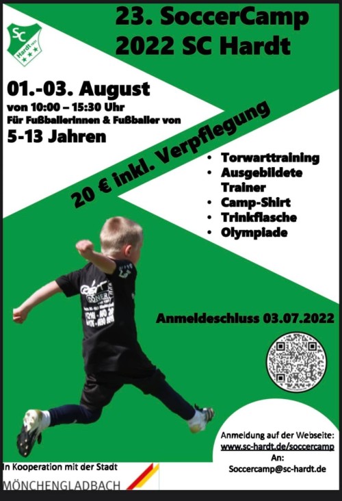 23. SC Hardt SoccerCamp im August