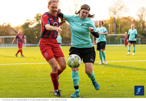 Heute 13:00 Uhr Niederrheinpokal unserer 1. Frauen auf der Hardter Waldkampfbahn