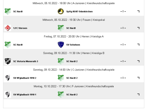 6 Spiele (2 Heimspiele) unserer Teams heute bis Montag