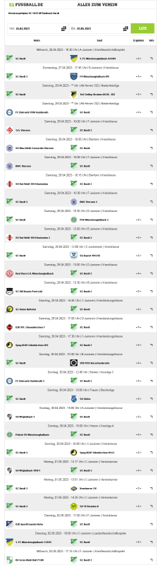 29 Spiele (9 Heimspiele) unserer Teams von heute bis Mittwoch. 2 Mal Halbfinale