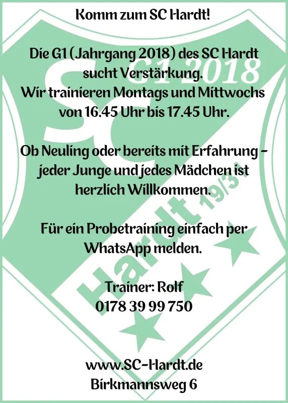 G1 sucht Verstärkung