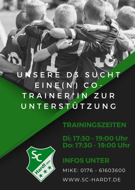 Co-Trainer*in gesucht