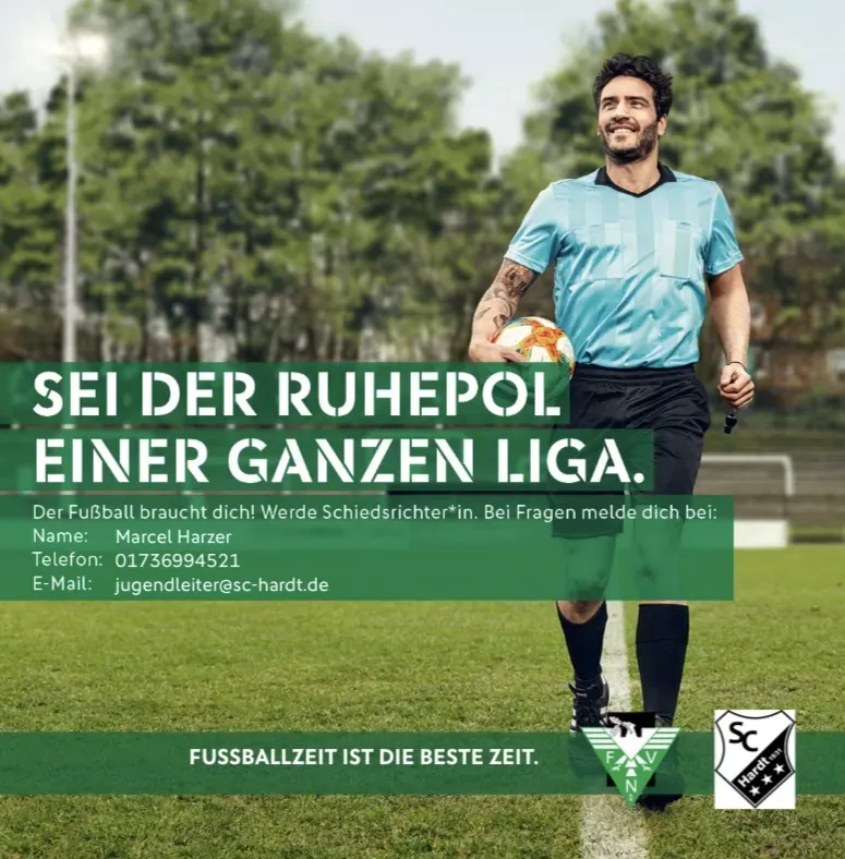 Schiedsrichter*innnen gesucht!