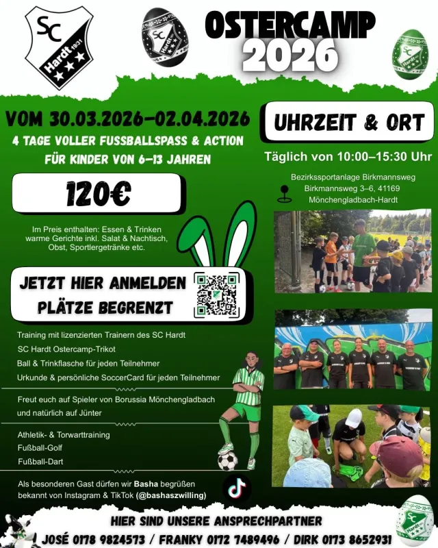 Unser SC Hardt Ostercamp 2026 steht in den Startlöchern!