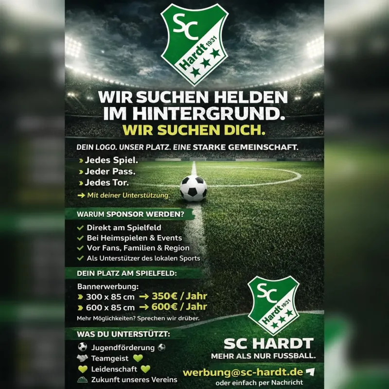 WIR SUCHEN HELDEN IM HINTERGRUND!