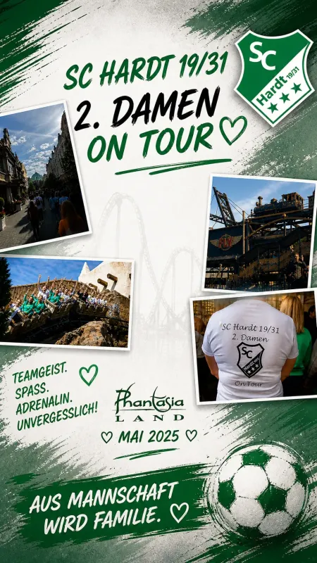 SC Hardt 19/31 – 2. Damen on Tour 💚🤍