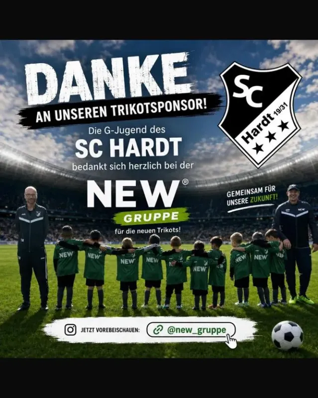 Gemeinsam für die Zukunft! Danke NEW Gruppe