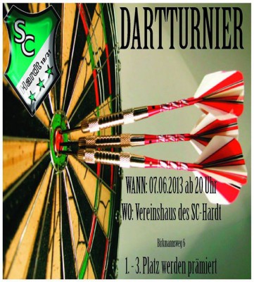 Das Dartturnier wird endlich nachgeholt