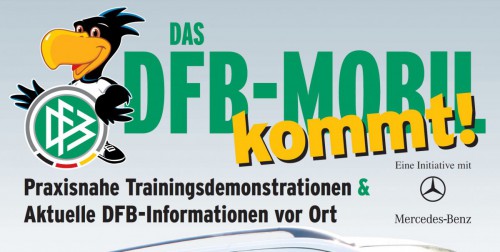 Das DFB-Mobil kommt am Donnerstag zum SC Hardt