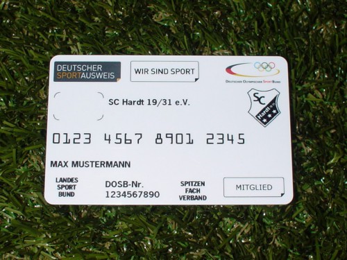 Euer SC Hardt Sportausweis ist da