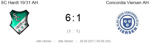 Alte Herren: Heimerfolg gegen Concordia Viersen