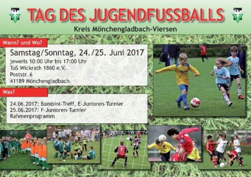 5 Mannschaften beim Tag des Jugendfußballs 2017