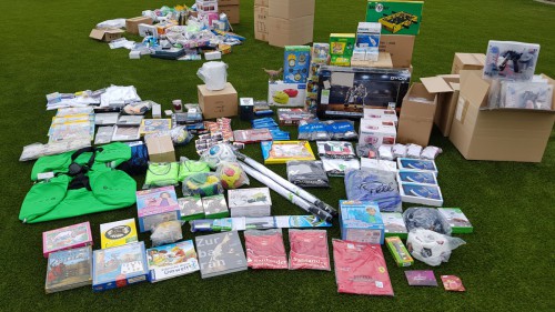 Vorschau der Tombola beim SC Hardt Sommer-Jugendturnier