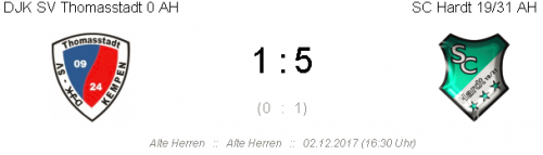 Alte Herren gewinnen auch in Kempen