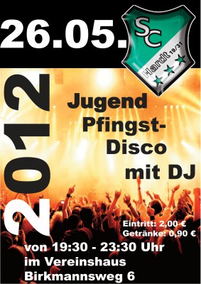 Große Jugenddisco beim SC Hardt