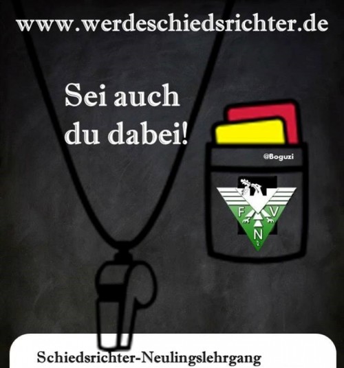Werde Schiedsrichter ! Ohne Schiri gibt es keinen Fußball !