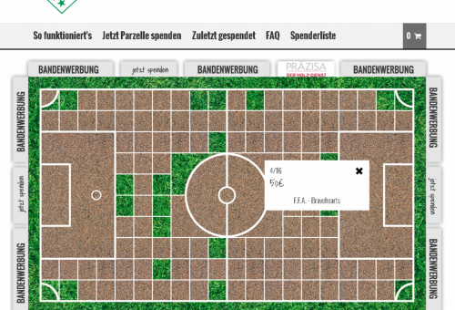 Parzelle Nummer 22 geht an F.F.A. - Bravehearts