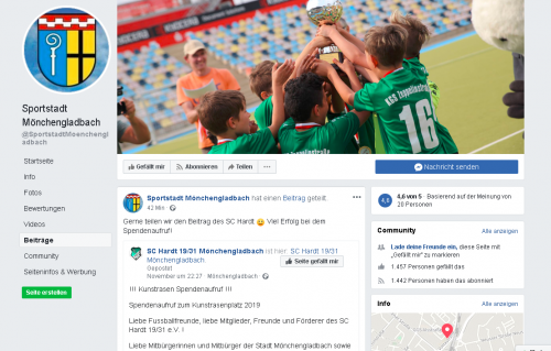Danke an @SportstadtMoenchengladbach
