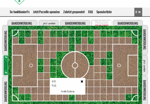 Familie Boskamp spendet für unser Kunstrasenprojekt