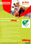 Macht mit: Sammelt jetzt Spenden für unseren Verein bei Viking oder Klubkasse