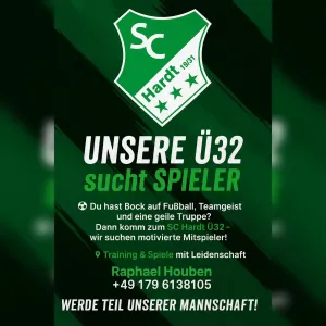 Unsere Ü32 sucht Kicker!