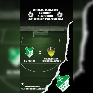 A-Junioren: Der erste Test unter unserem neuen Trainer Ömer Celik gleich ein ech