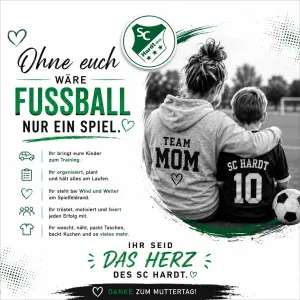 Zum Muttertag - Danke an alle Fußball Mamas beim SC Hardt