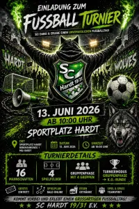 Fußballturnier am 13. Juni 2026