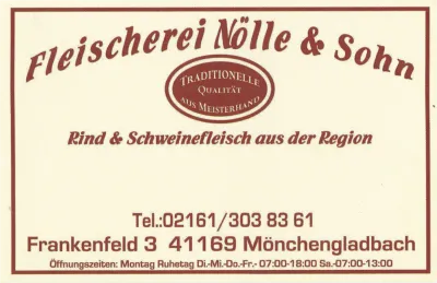 Fleischerei Nölle & Sohn